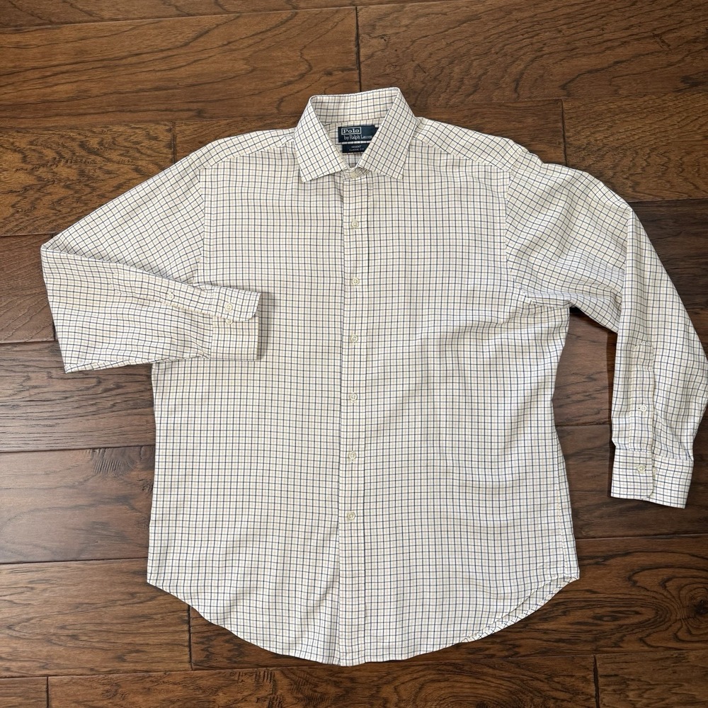 Polo Ralph Lauren Tattersall Check Cotton Shirt Regent Classic Fit 16.5 32/33
